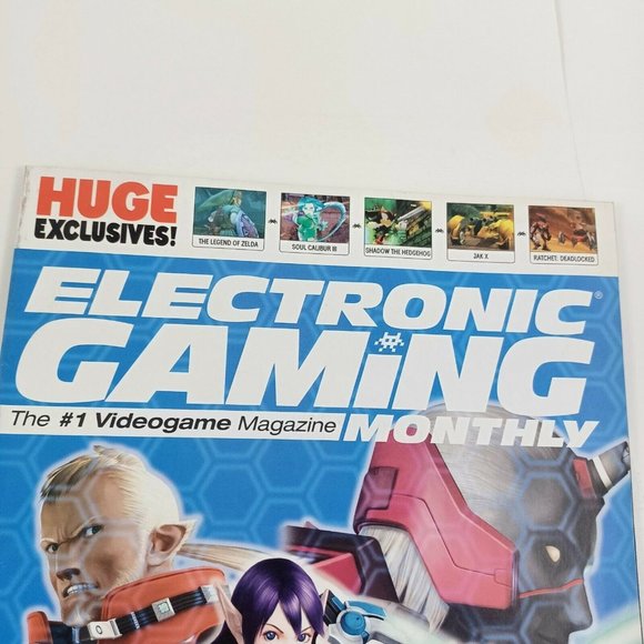 Electronic Gaming Monthly Magazine Phantasy Star Universe 191 May 05 *MINOR WEAR - Picture 3 of 14